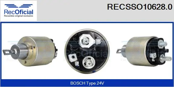 Solenoid Switch, starter (RECSSO10628.0)