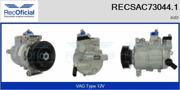 Compressor, air conditioning (RECSAC73044.1)
