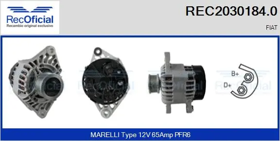 Alternator (REC2030184.0)