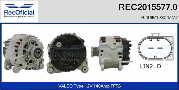 Alternator (REC2015577.0)
