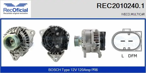 Alternator (REC2010240.1)