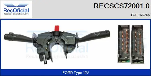 Steering Column Switch (RECSCS72001.0)