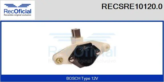Alternator Regulator (RECSRE10120.0)