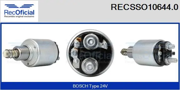 Solenoid Switch, starter (RECSSO10644.0)
