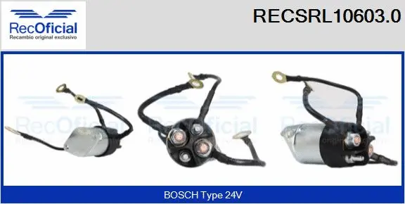 Relay, starter (RECSRL10603.0)