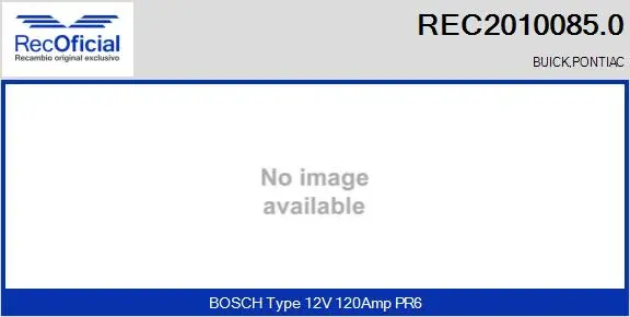 Alternator (REC2010085.0)