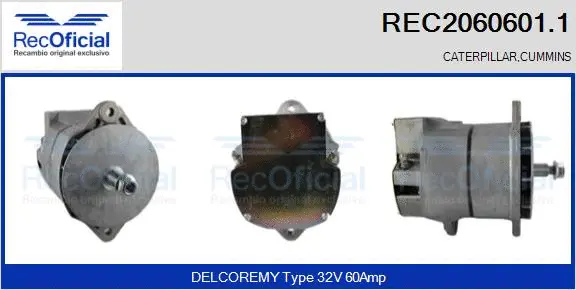 Alternator (REC2060601.1)