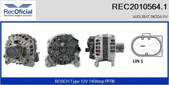 Alternator (REC2010564.1)