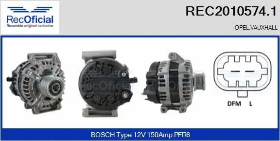 Alternator (REC2010574.1)