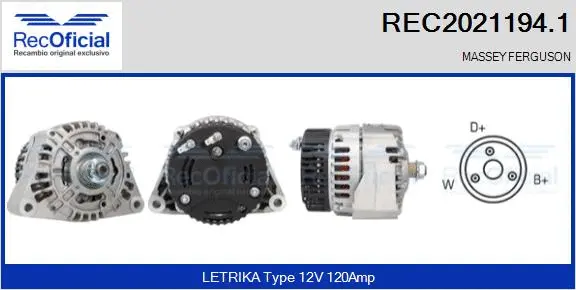 Alternator (REC2021194.1)