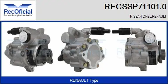 Hydraulic Pump, steering (RECSSP71101.0)