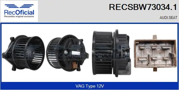 Interior Blower (RECSBW73034.1)