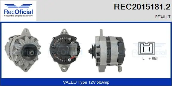 Alternator (REC2015181.2)
