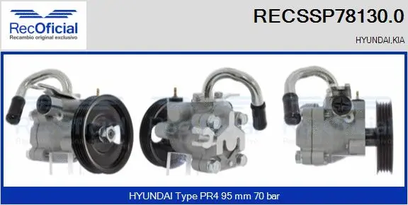 Hydraulic Pump, steering (RECSSP78130.0)