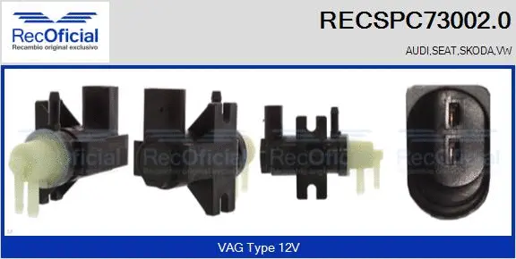 Pressure Converter, exhaust control (RECSPC73002.0)