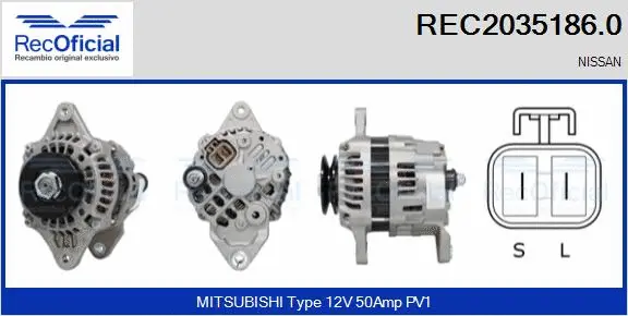 Alternator (REC2035186.0)