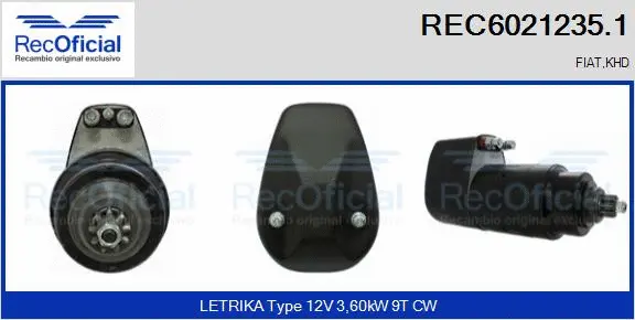 Starter (REC6021235.1)