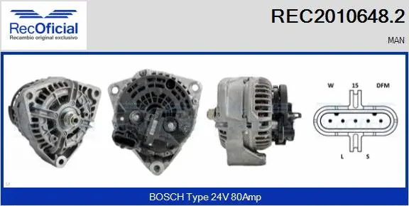 Alternator (REC2010648.2)