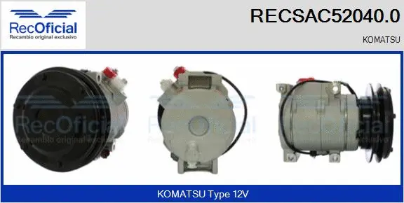 Compressor, air conditioning (RECSAC52040.0)