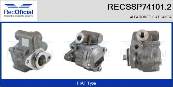Hydraulic Pump, steering (RECSSP74101.2)