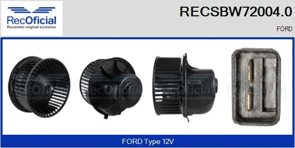 Interior Blower (RECSBW72004.0)