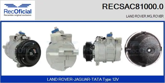 Compressor, air conditioning (RECSAC81000.0)