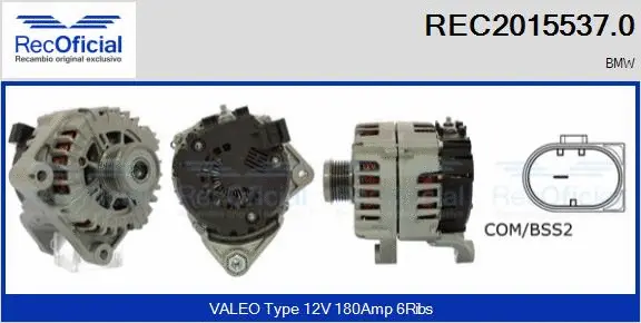 Alternator (REC2015537.0)