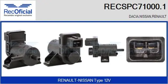 Pressure Converter, exhaust control (RECSPC71000.1)