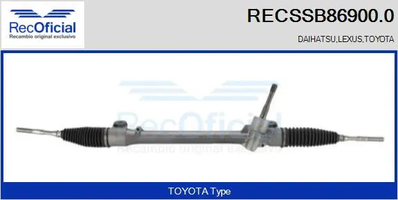 Steering Gear (RECSSB86900.0)