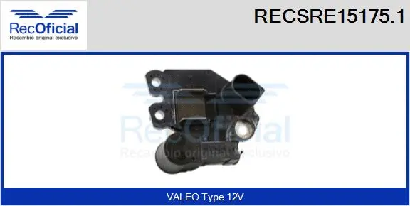 Alternator Regulator (RECSRE15175.1)
