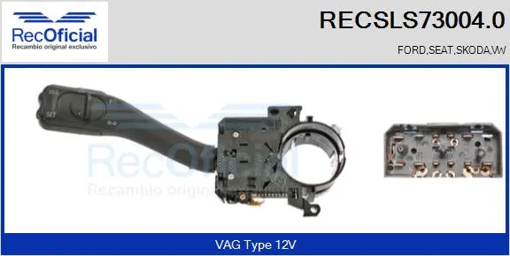 Steering Column Switch (RECSLS73004.0)