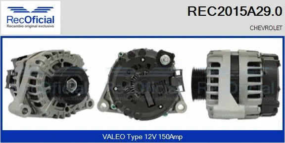 Alternator (REC2015A29.0)