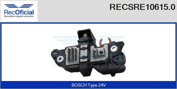 Alternator Regulator (RECSRE10615.0)