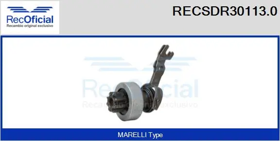 Pinion, starter (RECSDR30113.0)