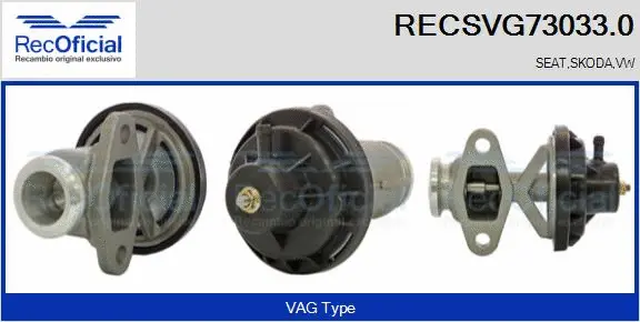 EGR Valve (RECSVG73033.0)