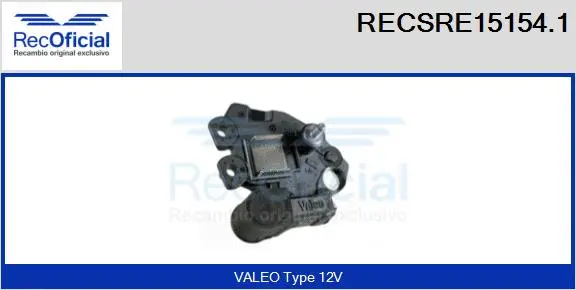 Alternator Regulator (RECSRE15154.1)