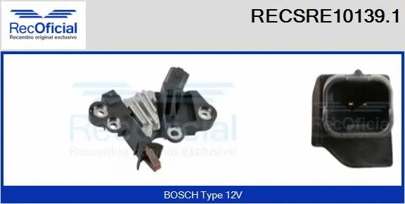Alternator Regulator (RECSRE10139.1)