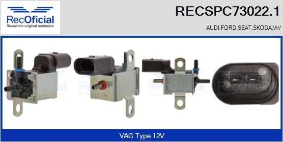 Pressure Converter, exhaust control (RECSPC73022.1)