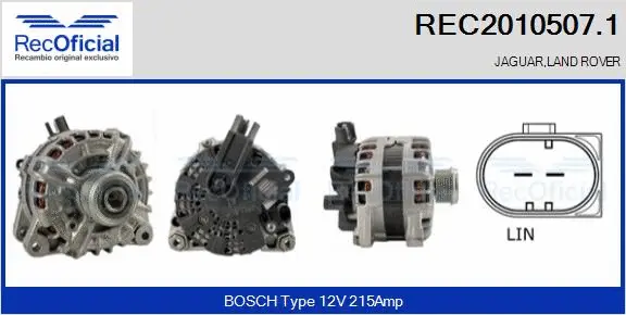 Alternator (REC2010507.1)