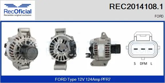 Alternator (REC2014108.1)