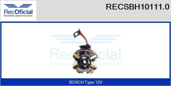 Holder, carbon brushes (RECSBH10111.0)