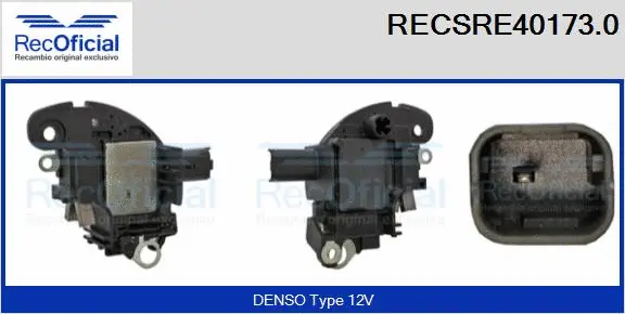 Alternator Regulator (RECSRE40173.0)