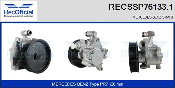 Hydraulic Pump, steering (RECSSP76133.1)