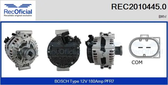 Alternator (REC2010445.0)