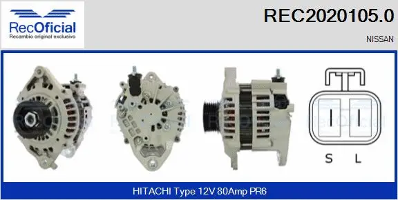 Alternator (REC2020105.0)