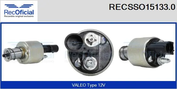 Solenoid Switch, starter (RECSSO15133.0)