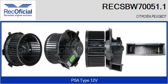 Interior Blower (RECSBW70051.1)