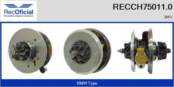 Core assembly, turbocharger (RECCH75011.0)