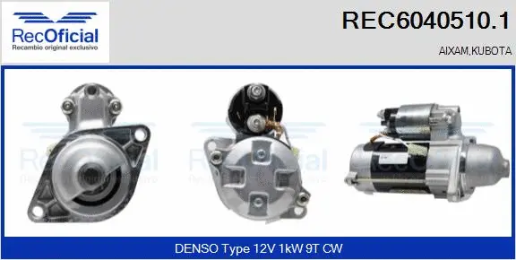 Starter (REC6040510.1)