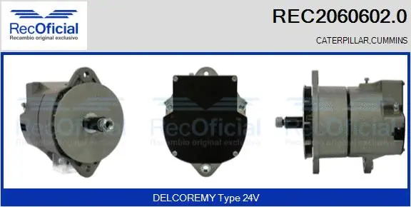 Alternator (REC2060602.0)